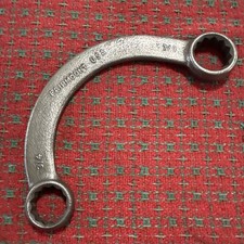 Vintage Fairmount Tools Starter Manifold Wrench 3/4 X 7/8 Early Forged Logo NOS