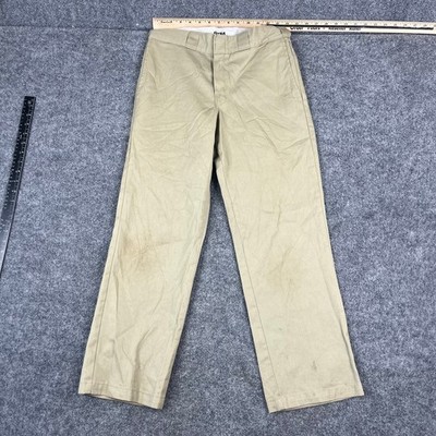 Dickies 874 Original Fit Kids Khaki Work Pants 14 Uniform Straight Leg Durable