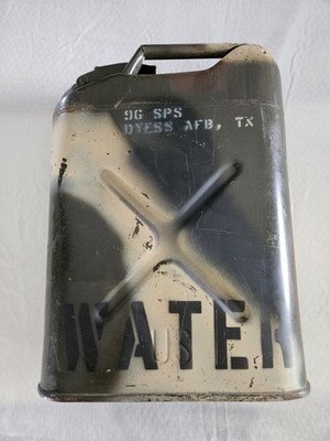   ️ Vintage USAF 96th SPS 5-Gallon Jerry Can   Nuclear Weapons Protection  