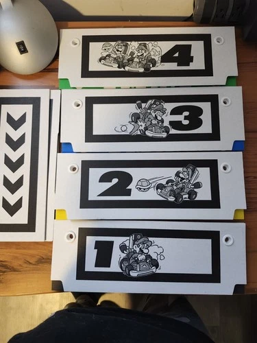 Mario Kart Live Home Circuit Track 4 Cardboard Replacements Nintendo Switch 1-4