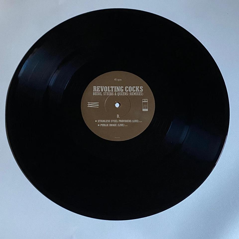 Revolting Cocks - Beers, Steers & Queers Remixes 12” Single Vinyl 45rpm 1991 NM - Image 4 of 4