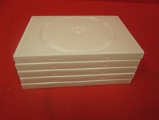 Lot Of 5 Cases White For Nintendo Wii Generic Brand New 2896