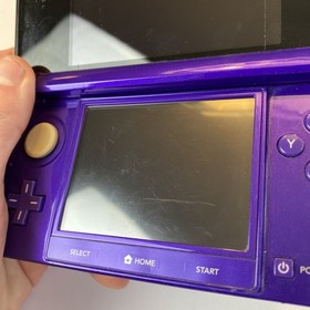 Nintendo 3DS Handheld Video Game Console Purple CTR-001 (USA) W Charger