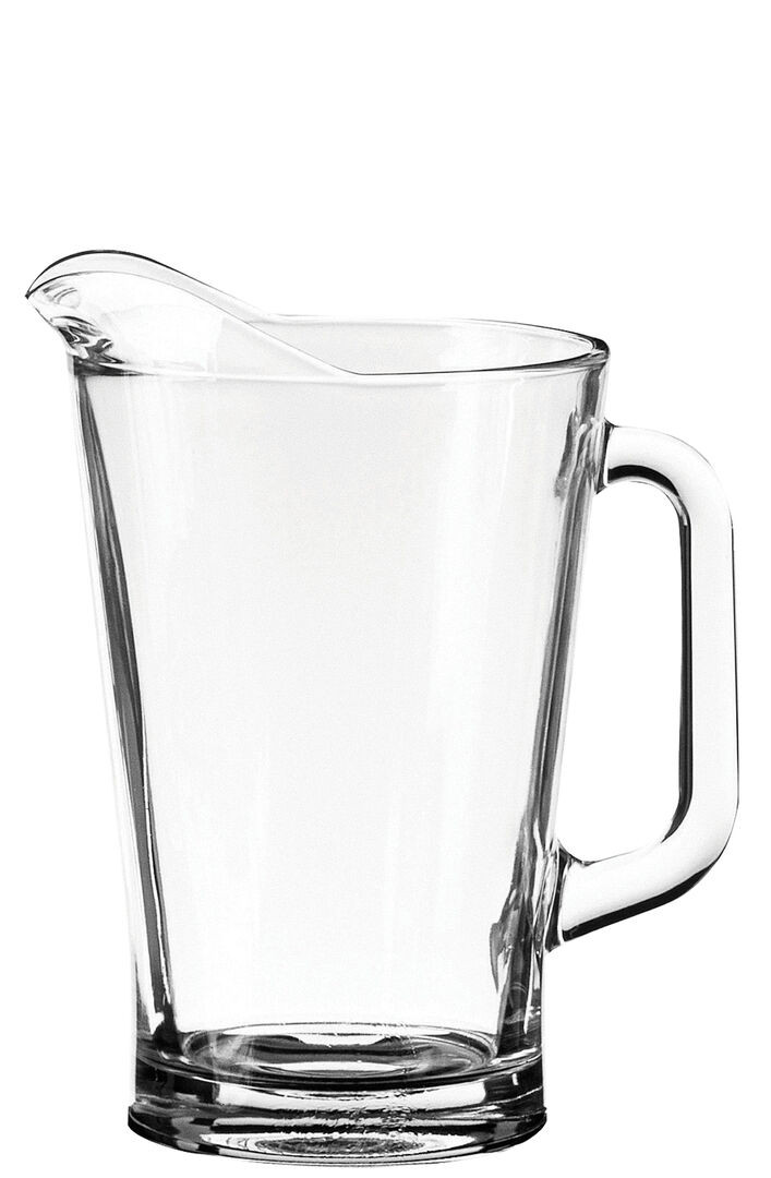Conic Clear glassware Jug for serving & Presentation 3 Pint (1.8L)  Pack Of 6