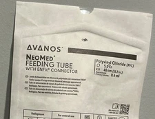 1 BOX - 25 Pack AVANOS PFTS5.0V-NC NEOMED ENTERAL ENFit Connector Feeding Tube