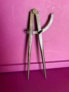 Vintage Sargent & Co. 10” Dividers – Solid Steel – USA-VGC!