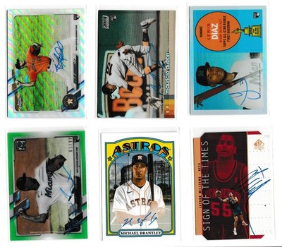 2021 Topps All-Star Rookie Cup Baseball LEWIN DIAZ RC ROOKIE AUTOGRAPHS #RCA-LD