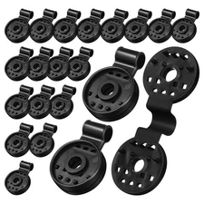 50pcs Shade Cloth Clips, Plastic Sun Shade Clips Heavy Duty Tarp Clips Reusab...