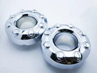 2PC 2017-2026 Super Duty F350 17" Wheel Cap Cover DRW Front Replace HC3Z-1130-AA