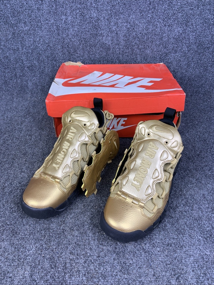 Nike Air Max More Money Metallic Gold AJ2998 700 Shoes Torch Plus