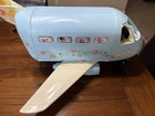Vintage 1999 Mattel Barbie Jumbo Jet Doll Airplane Toy Blue
