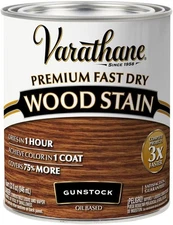 Varathane Premium Fast Dry Wood Stain, Quart, Quart (Pack of 1), Gunstock 