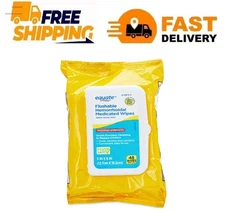 Equate Witch Hazel Flushable Hemorrhoidal Medicated Wipes, 48 Count