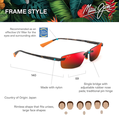 Maui Jim Ilikou Rectangular Sunglasses - Picture 6 of 12