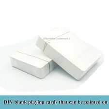 Leere Spielkarten 54 St&uuml;ck Schreiben DIY Brettspiel Lernkarten
