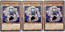 3 x SECE-DE030 Morphtronic Smartfon - Common 1. Auflage LP/NM YuGiOh Karten