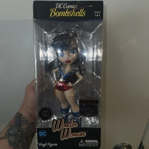 Cryptozoic DC Bombshells Wonder Woman Platinum Edition Figure SEALED IN BOX