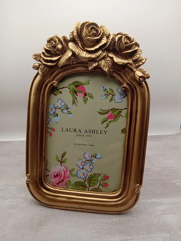 Laura Ashley Gold Toned Ornate 4x6 Photo Frame  - Image 2 of 4