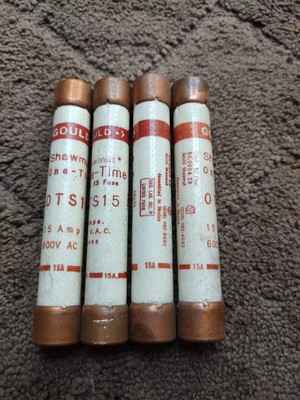 Gould Shawmut OTS15 Fuses (Set Of 4)