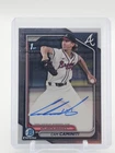 CAM CAMINITI 2024 BOWMAN CHROME DRAFT 1ST AUTO BASE #CPA-CC BRAVES Q0871