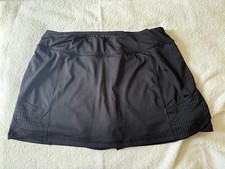Tek Gear Womens Black Skort Size L Athletic Golf Tennis Activewear
