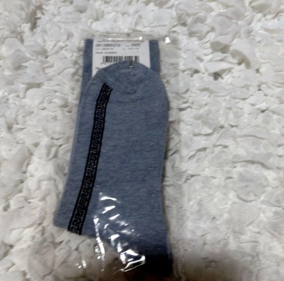 Versace Calcetines Hombre Algodón Talla 8-11 Nuevos Auténticos De Colección Foto 4 de 4