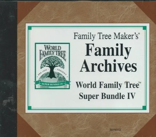 Family Tree Maker's Family Archives World Family Tree Super Bund... - Game  WEVG
