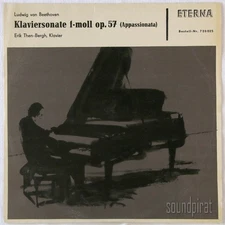 ERIK THEN-BERGH BEETHOVEN PIANO SONATA APPASSIONATA ETERNA ED.1 10" 720025 NM
