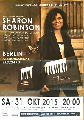 SHARON ROBINSON 2015 BERLIN - orig. Concert Poster - Konzert Plakat - A1 - F/N