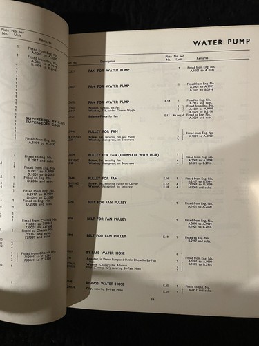 Jaguar MK VII 1951-56 Spare Parts Catalogue 2nd Edition July 1957 J.21 OEM - Picture 5 of 20