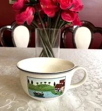 New- Villeroy Boch Design Naif Charm Lg. Cup Mug 16.75 oz ~ Premium Porcelain