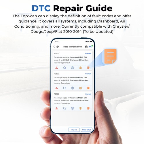 2025 TOPDON TOPSCAN OBD2 Bluetooth Car All System Code Reader Scanner Tool SAS - Picture 8 of 24