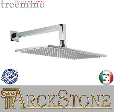 Rubinetterie Treemme Arche' Soffione Doccia 360x260 vente en gros Braccio 350 mm Parete Quadro