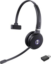 Yealink WH62 Wireless Headset with Microphone Ultra Portable DECT Headset Teams