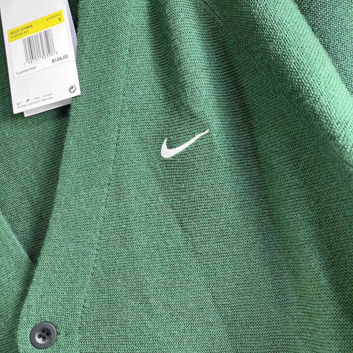 Nike SB Skate Cardigan, Gorge Green, DQ6306-341 Unisex Size Nike SB Skate Cardigan, Gorge Green, DQ6306-341 Unisex Size