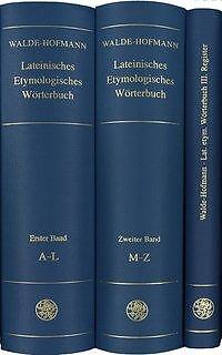 Lateinisches Etymologisches Wörterbuch. Registerband | Buch | 9783825306700
