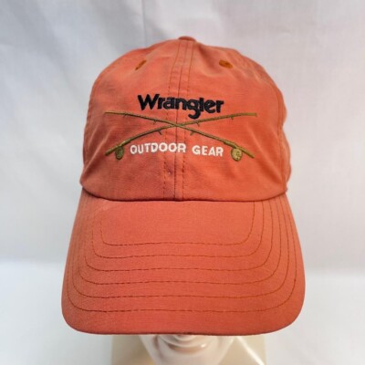 VTG Extra Rare Wrangler Outdoor Gear Sample Hat Not For Resale Asian SourcingAdj