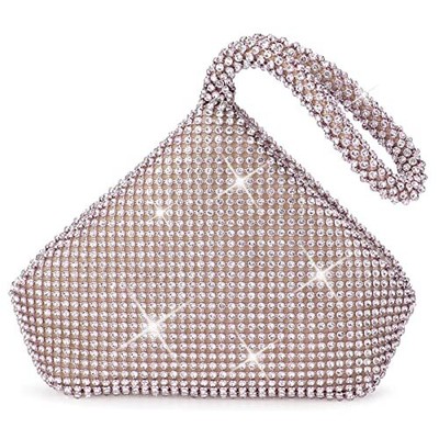  Fashion Women Bridesmaid Lady Girl Bride Evening Clutch Bag A Large Rose Gold