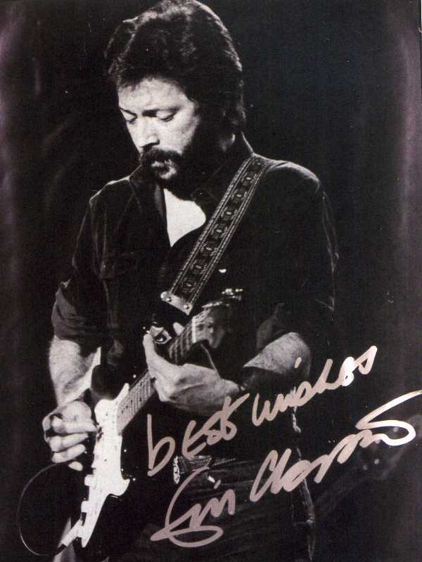 ERIC CLAPTON Signed Photograph - Rock Singer / Guitarist - 10