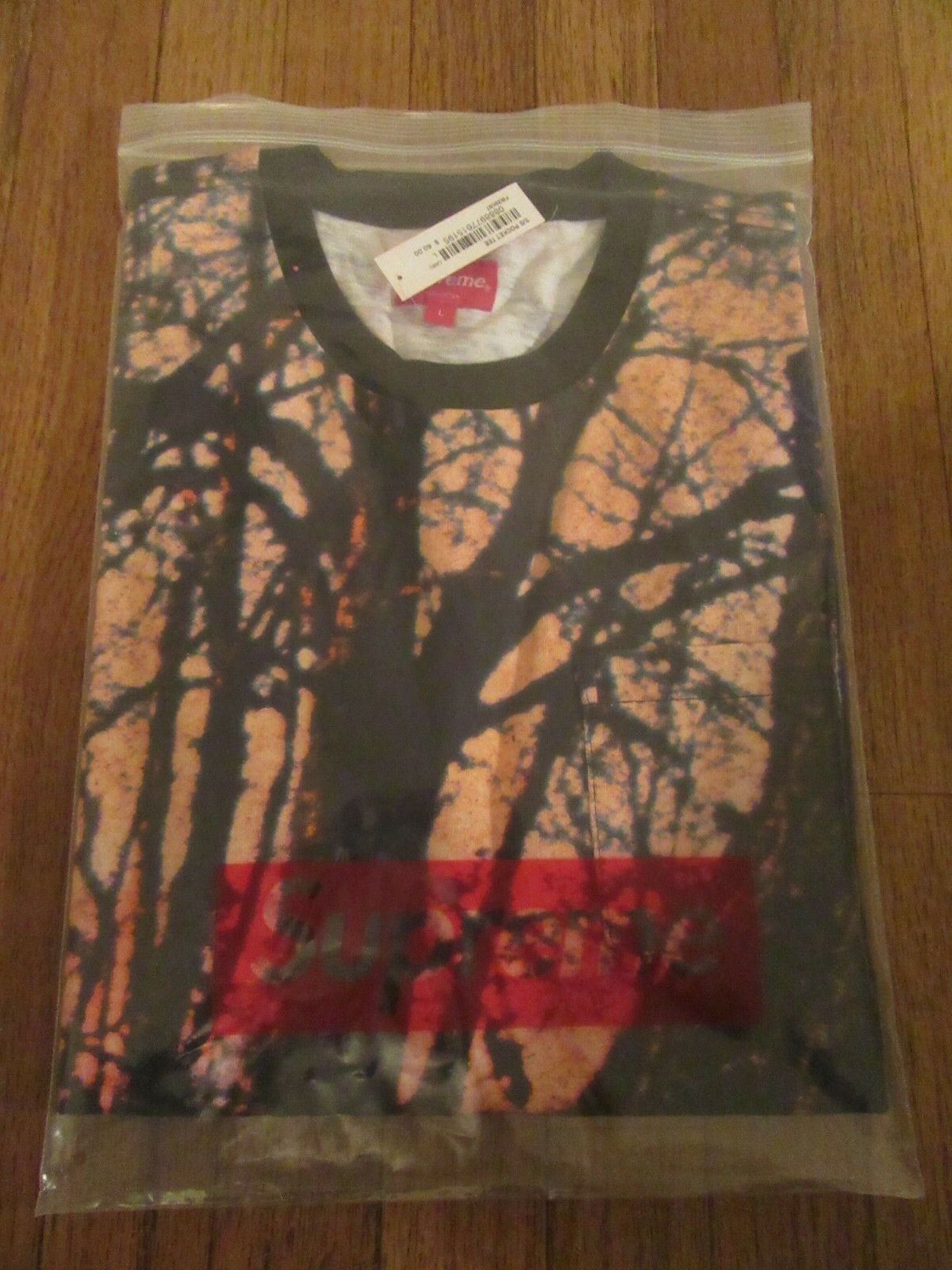 Supreme S/S Pocket Tee T-Shirt Size Large Woods FW20 Supreme New York Brand New 2022, popularny
