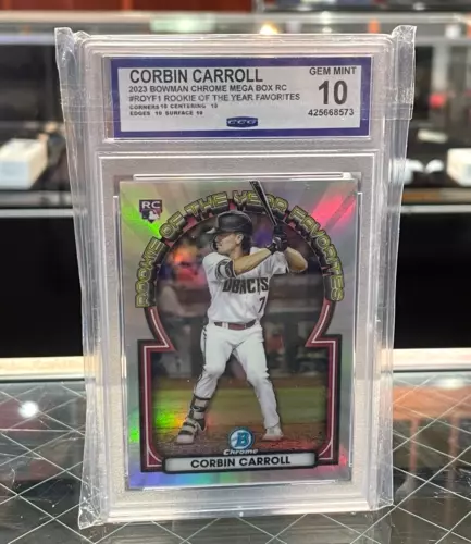 Corbin Carroll 2023 Bowman Rookie of the Year Refractor #ROYF-1 CGC Pristine 10