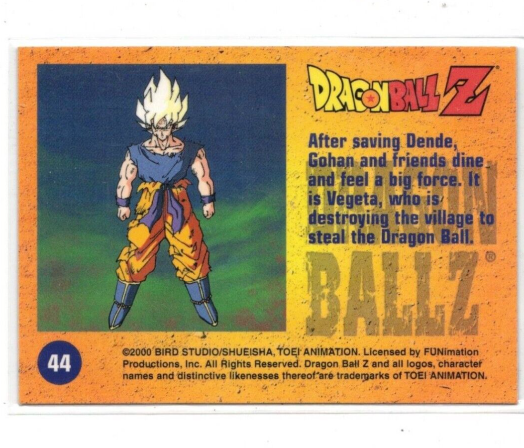2000 funimation bird studio dragonball z trading card #44 | eBay