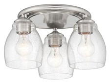 Minka Lavery 2438 Winsley 3 Light Semi-Flush Vantage Ceiling - Nickel