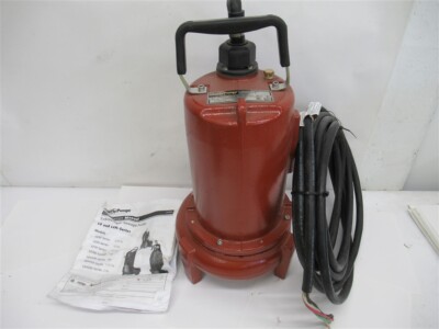 Liberty Pumps LE103M2-2, 1 HP Submersible Sewage Pump, 208 - 230 Volt, 3 Phase