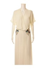 ZARA TRAFALUC Women’s Ivory Maxi Dress Size XS