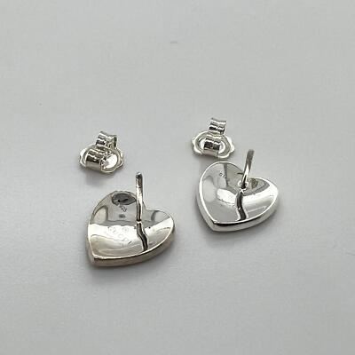 GUCCI★素敵！Silver INTERLOCKING G Blue HEART earrings Gucci Light Blue Enamel Interlocking G Heart Stud Earrings