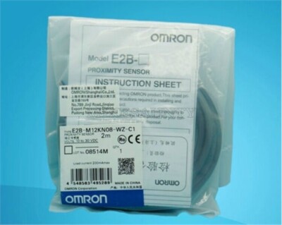 New 1Pcs Proximity Switch E2B-M12KN08-WZ-C1 10-30VDC Omron Plc Module eb