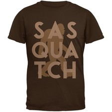 Sasquatch Brown Youth T-Shirt Top
