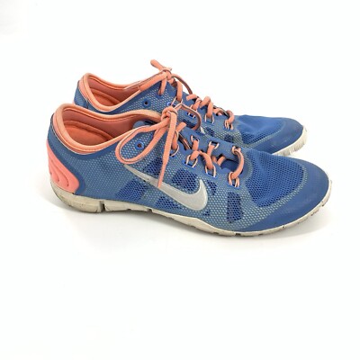 Nike Bionic Athletic Running Sneakers Size 7 Womens Bright Blue Orange Workout