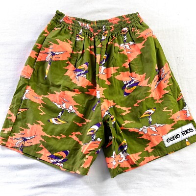 Ocho Rios Mens Swim Trunks Surfer Cargo Swimming Beach Shorts Swimwear Size XL